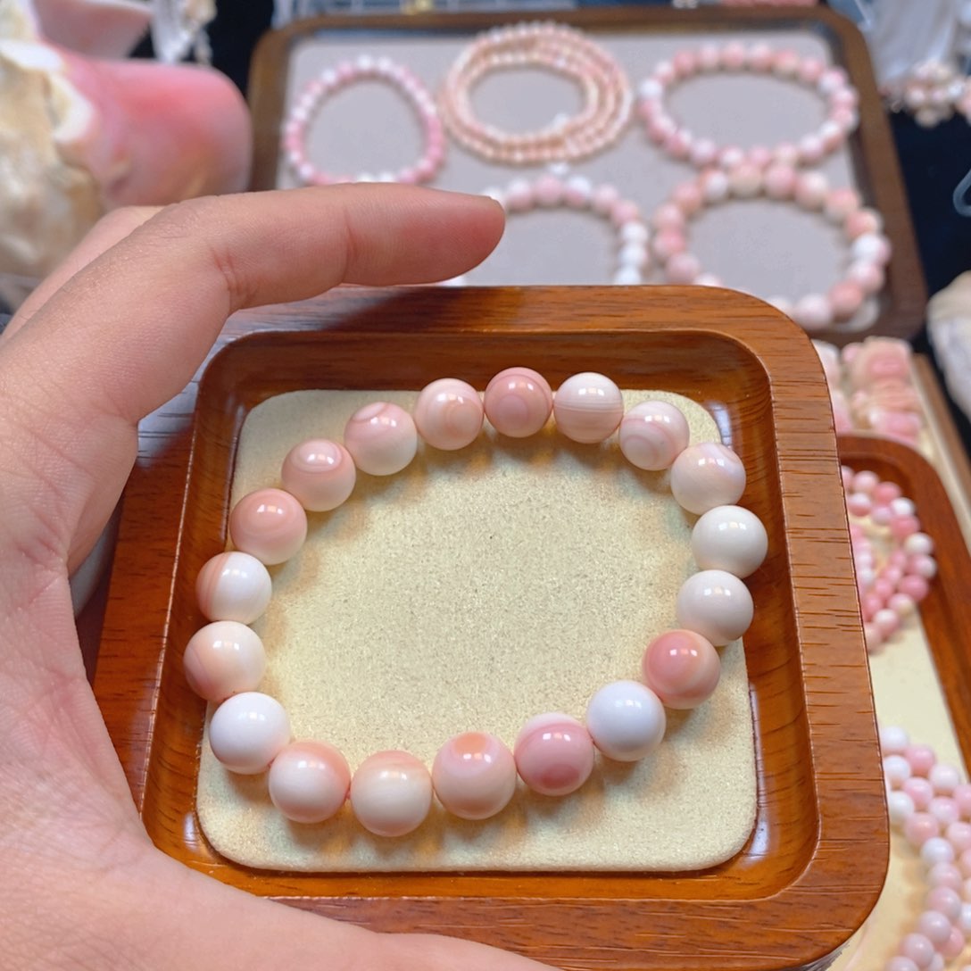 贝壳手串/手链l****?单圈圆珠手串