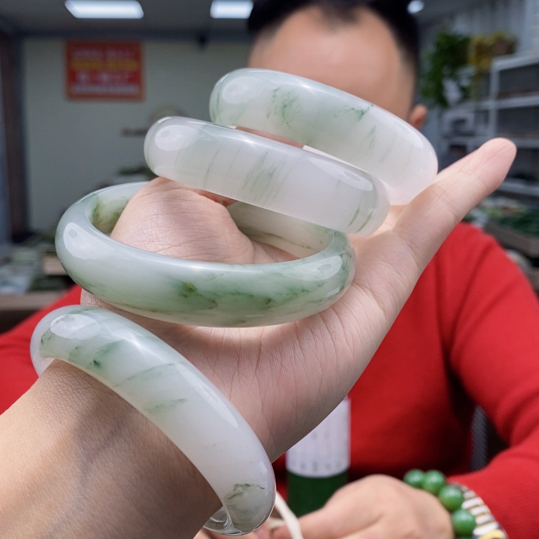 石英质玉手镯未镶嵌多样性发货 拍一发一