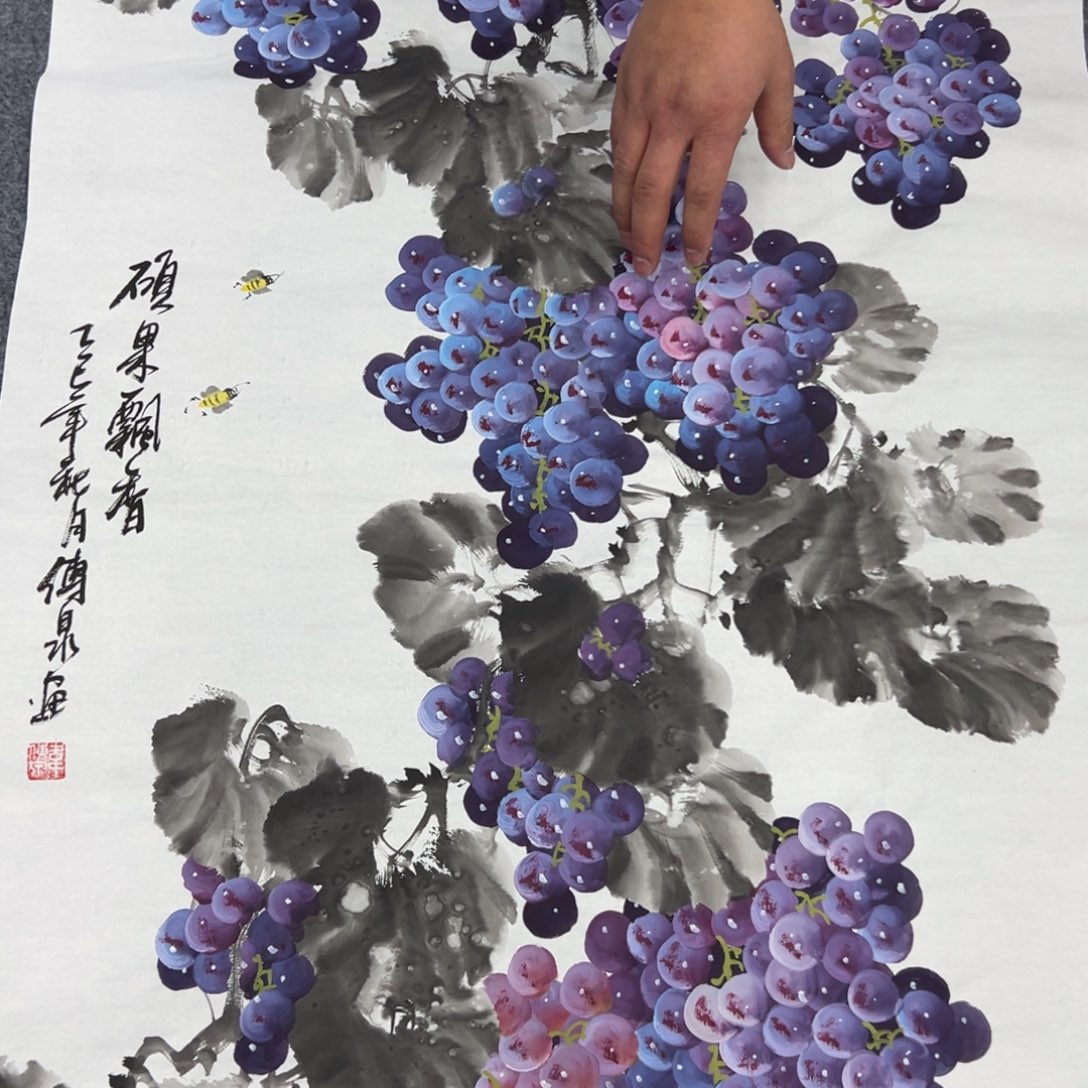 国画宣纸纯手绘字画