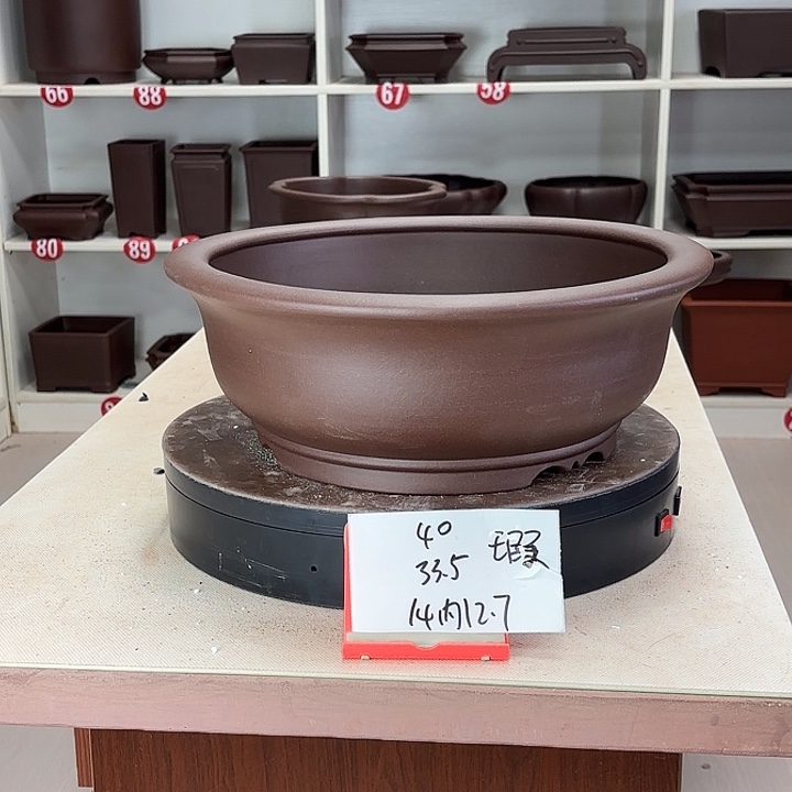 飛***紫砂花盆下线圆盆