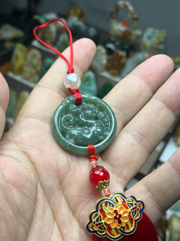 缅甸天然翡翠貔貅瑞兽