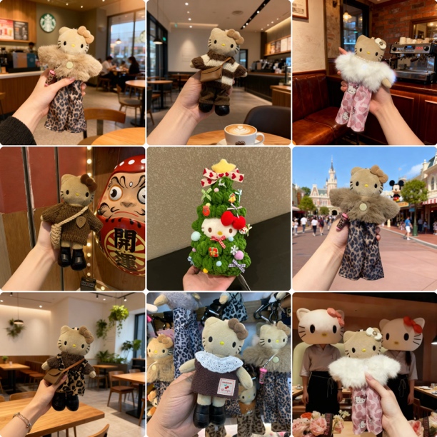 卡通包包挂件手机钥匙扣