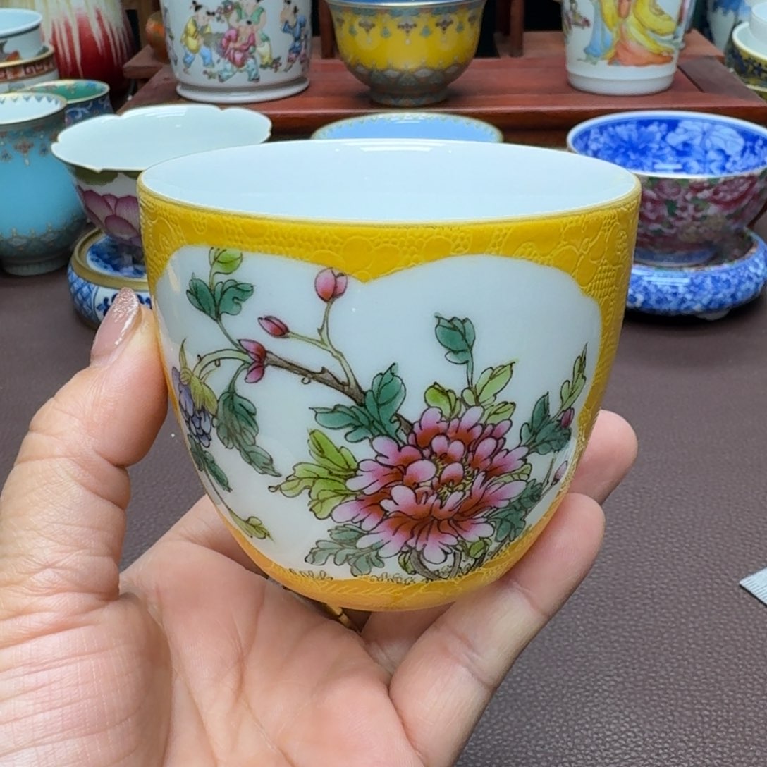 瓷片景德镇仿古手工制作精品展示