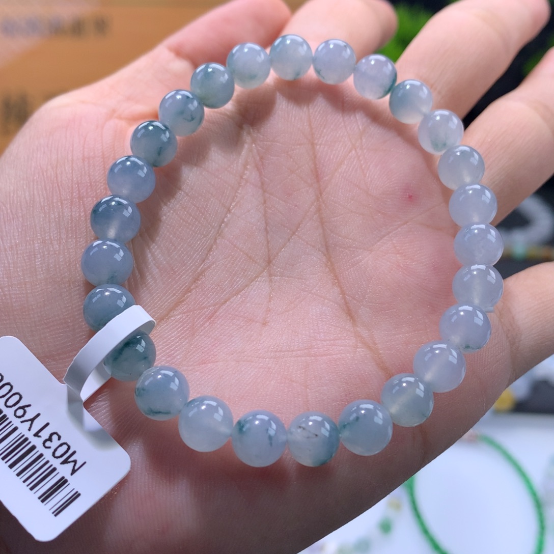 翡翠未镶嵌手链卡7