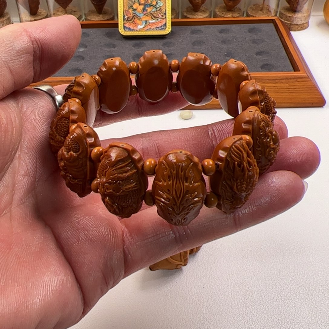 橄榄核手串/手链，龙牌