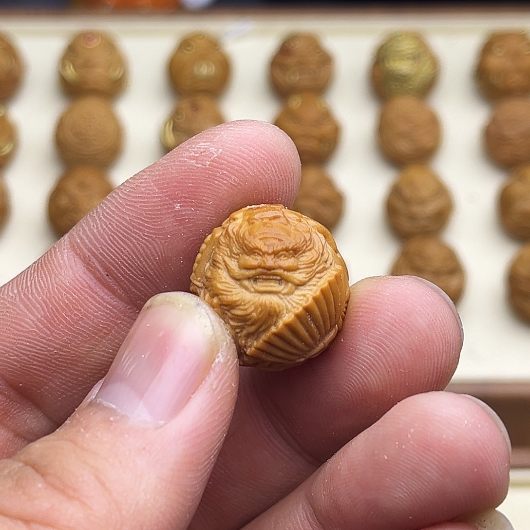 猴头核桃吊坠钟馗18