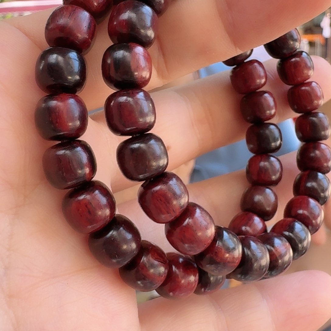 黄花梨/降香黄檀手串/手链红降