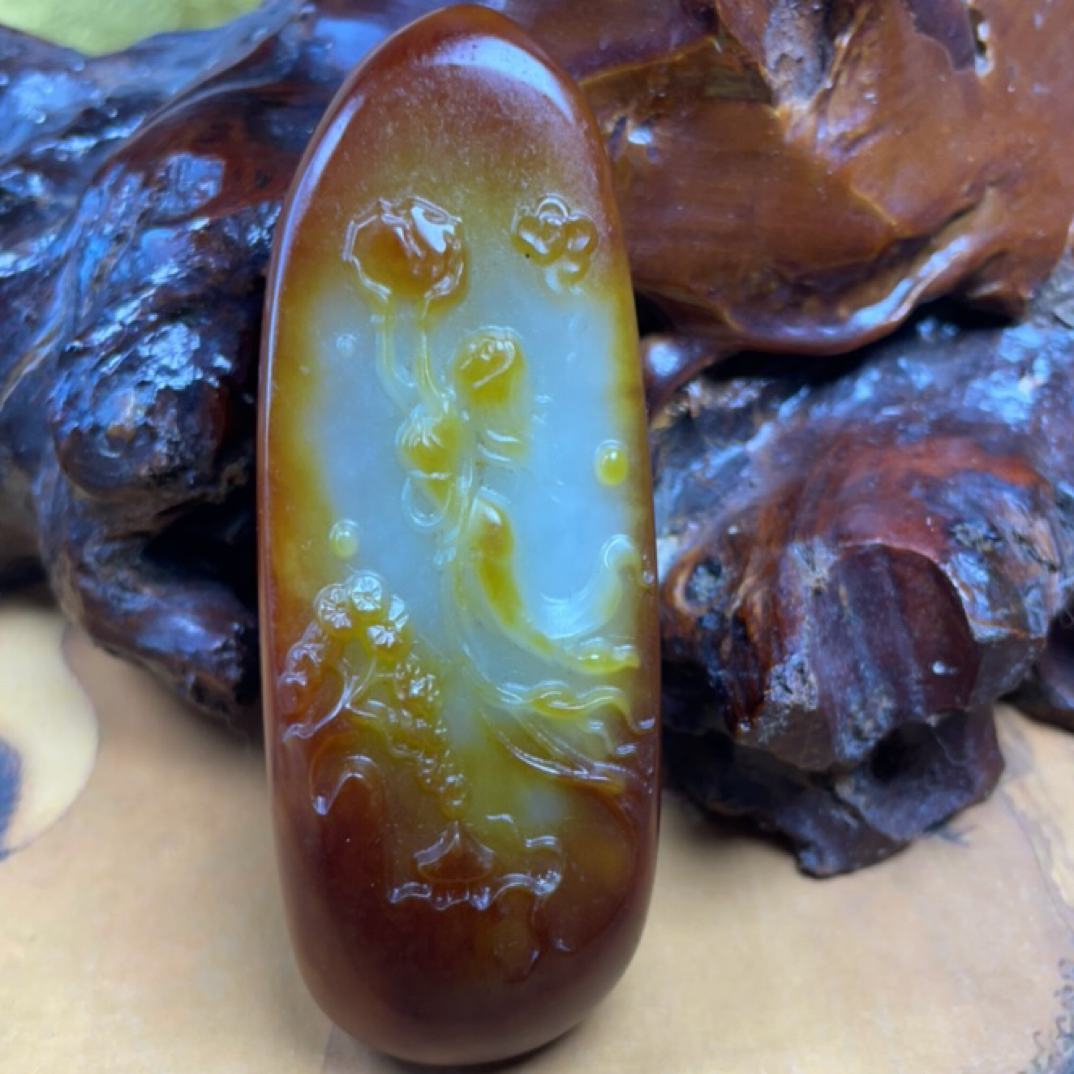 新疆和田玉，120克，女娲补天.