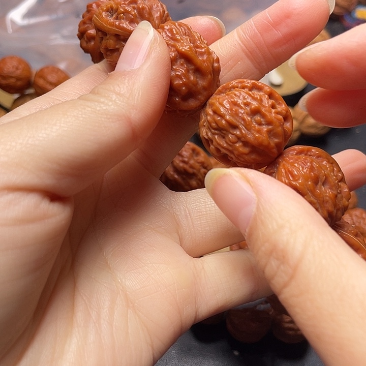 文玩核桃把件火焰纹福利