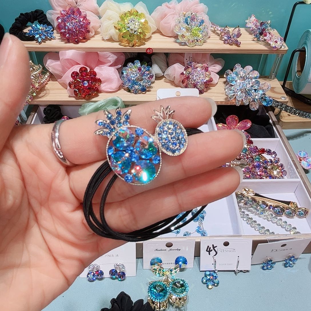 布艺铁合金发夹固定