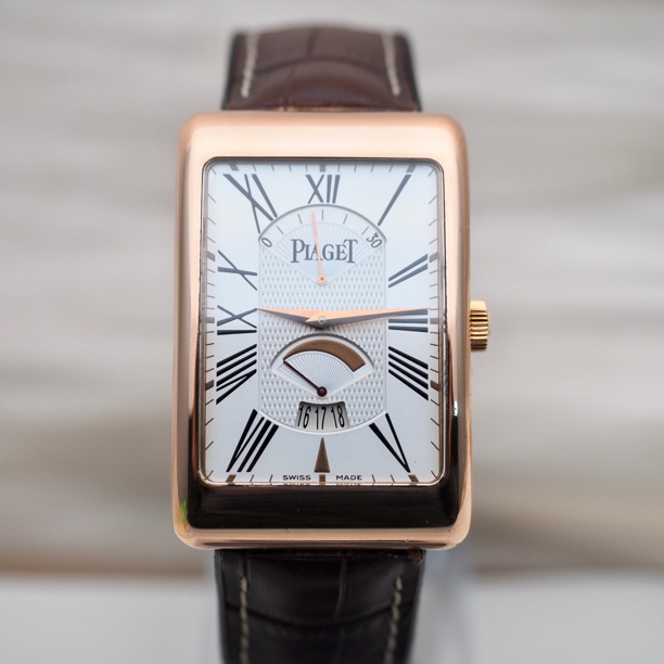 95新 Piaget/伯爵 18k金 BLACK -TIE系列 表径31*46mm 自动机械