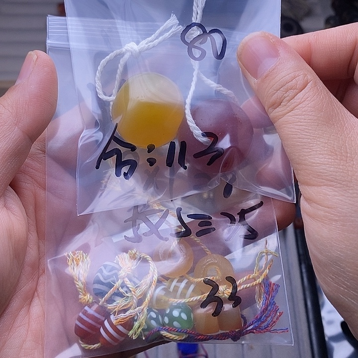 玛瑙/玉髓合金颈饰