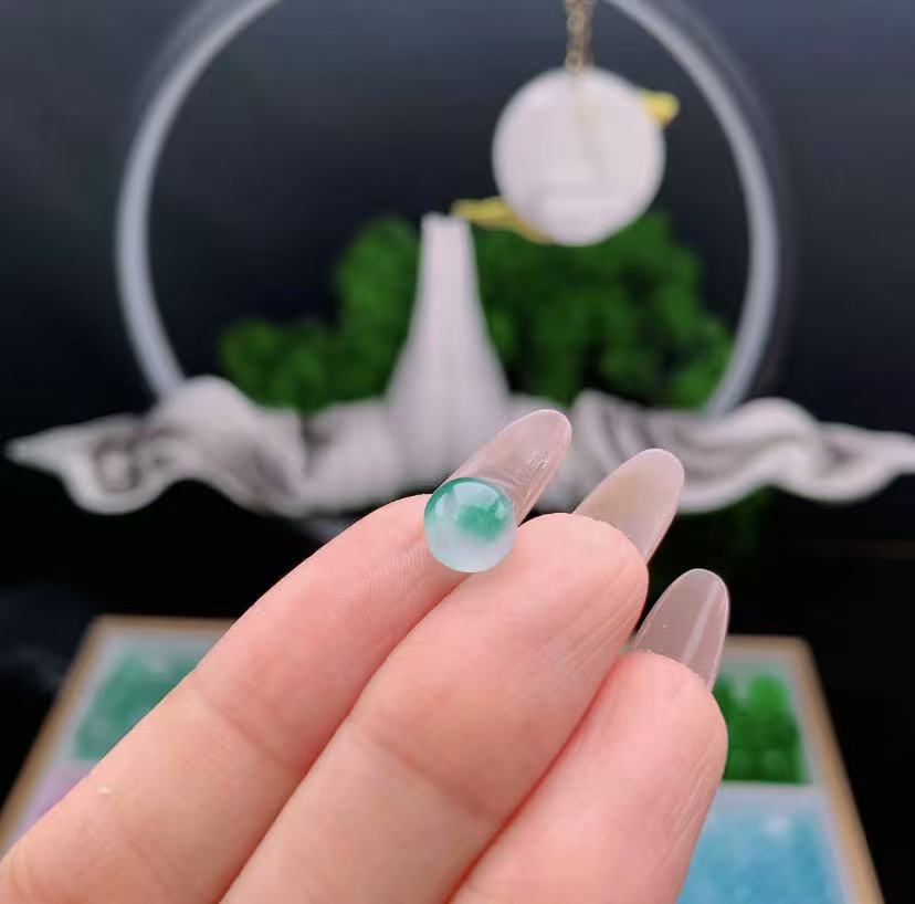 卡10+冰飘花翡翠单珠（多样性发其一）