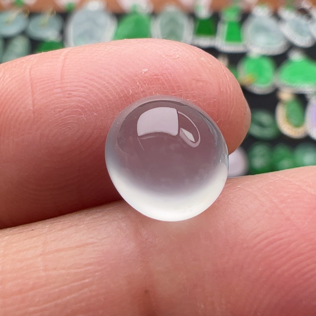 翡翠颈饰未镶嵌蛋8.5