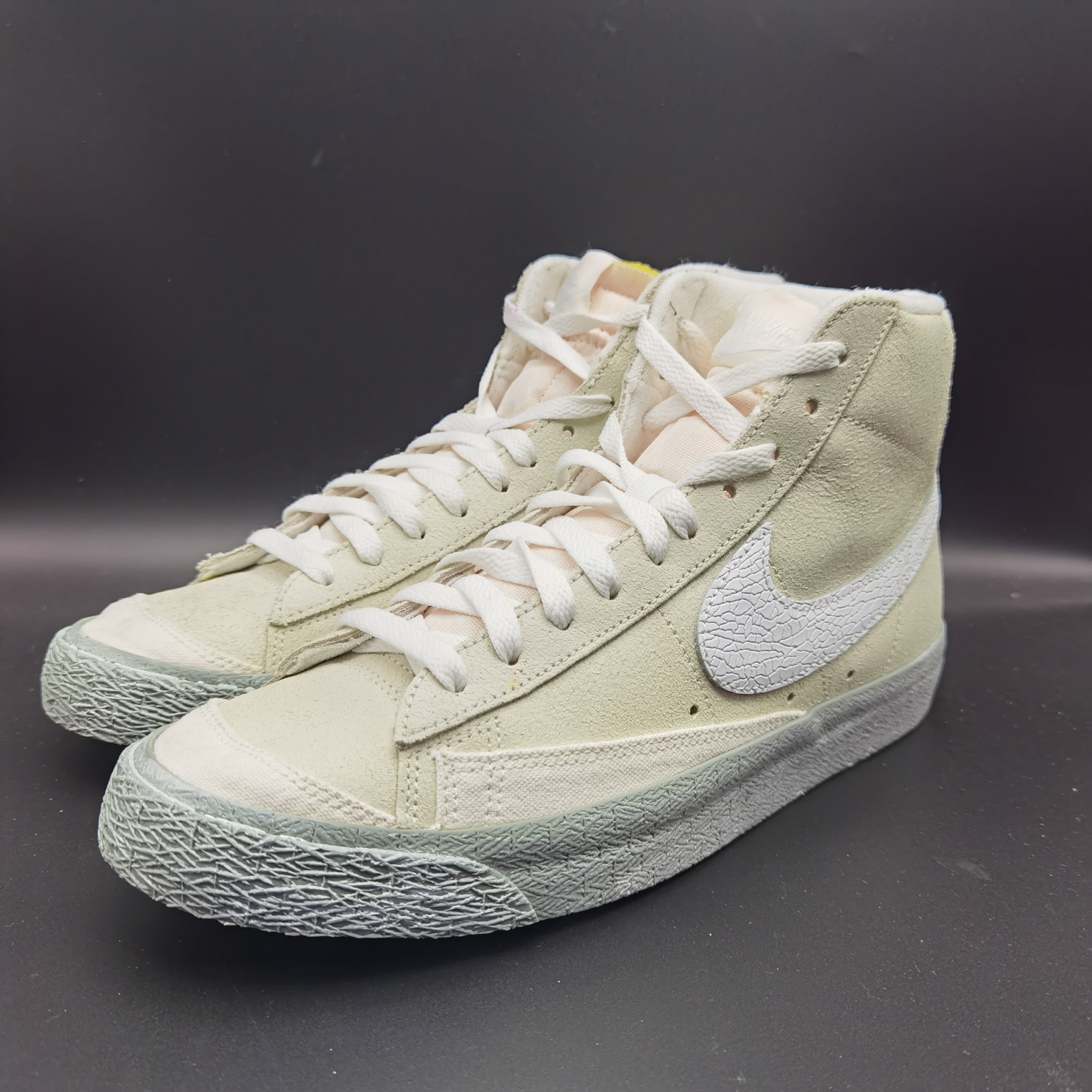 42.5码270/二手球鞋/Blazer '77 EMB "Summit White" 盐湖城 米色