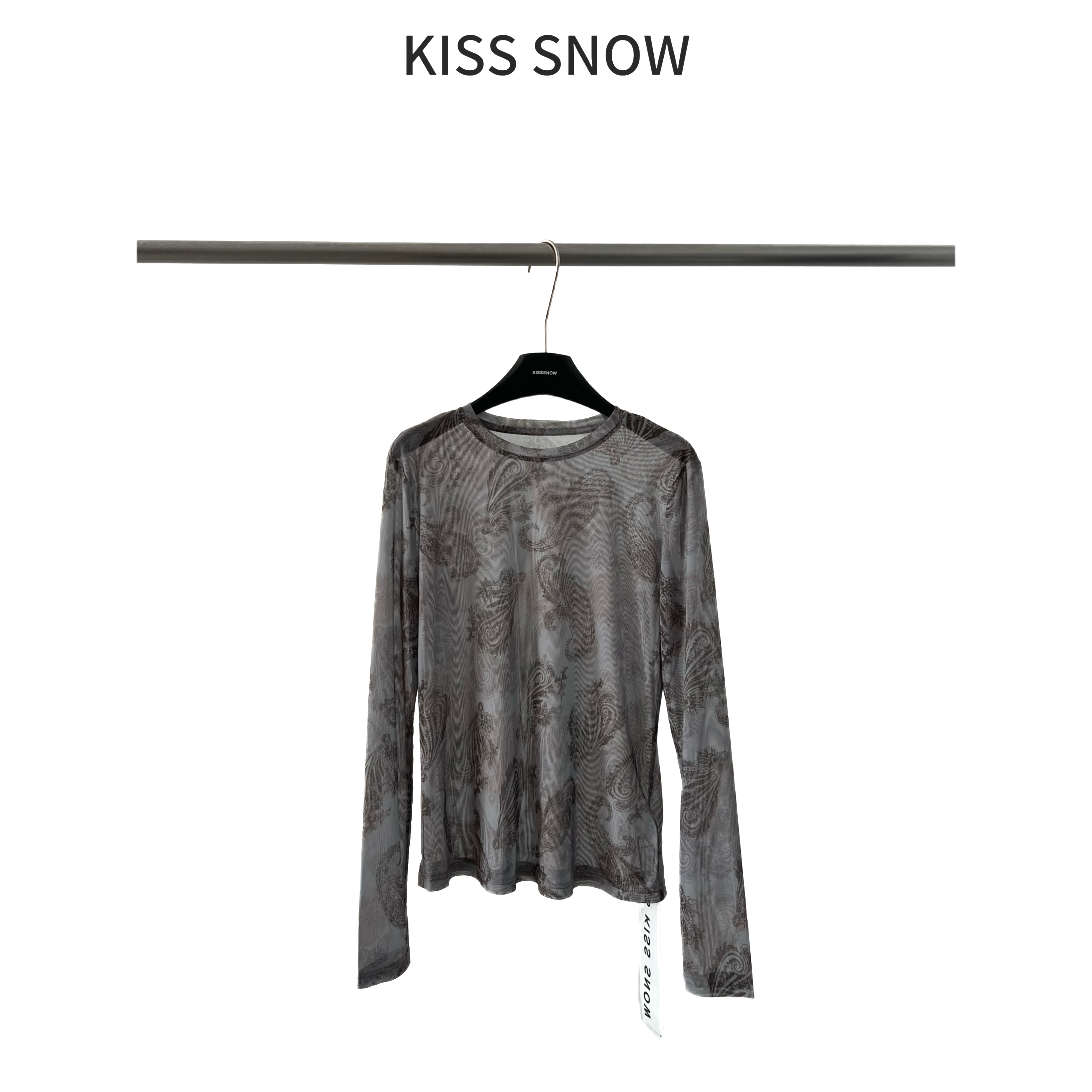 【KS】晕染花纹纱衣