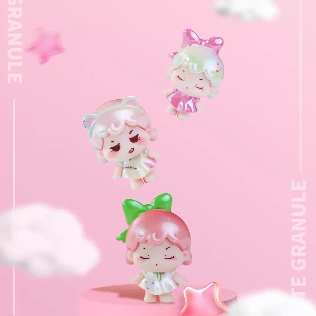 直播拆【新品】【萌大拿洋娃娃与小熊跳舞】萌粒潮玩摆件
