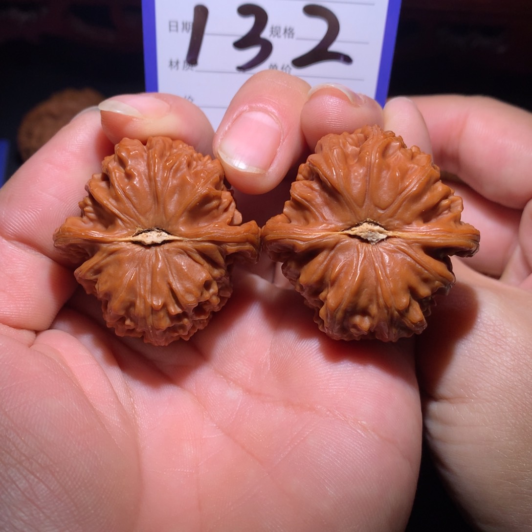 核桃手串/手链三角白132号3.7尺寸精修