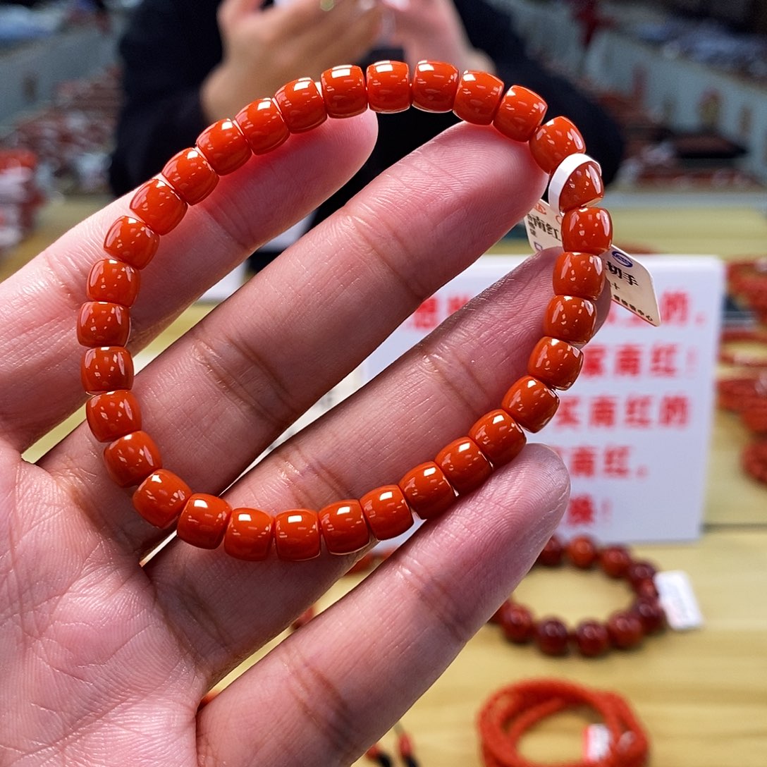 南红玛瑙6.5mm（多样性发一）未镶嵌