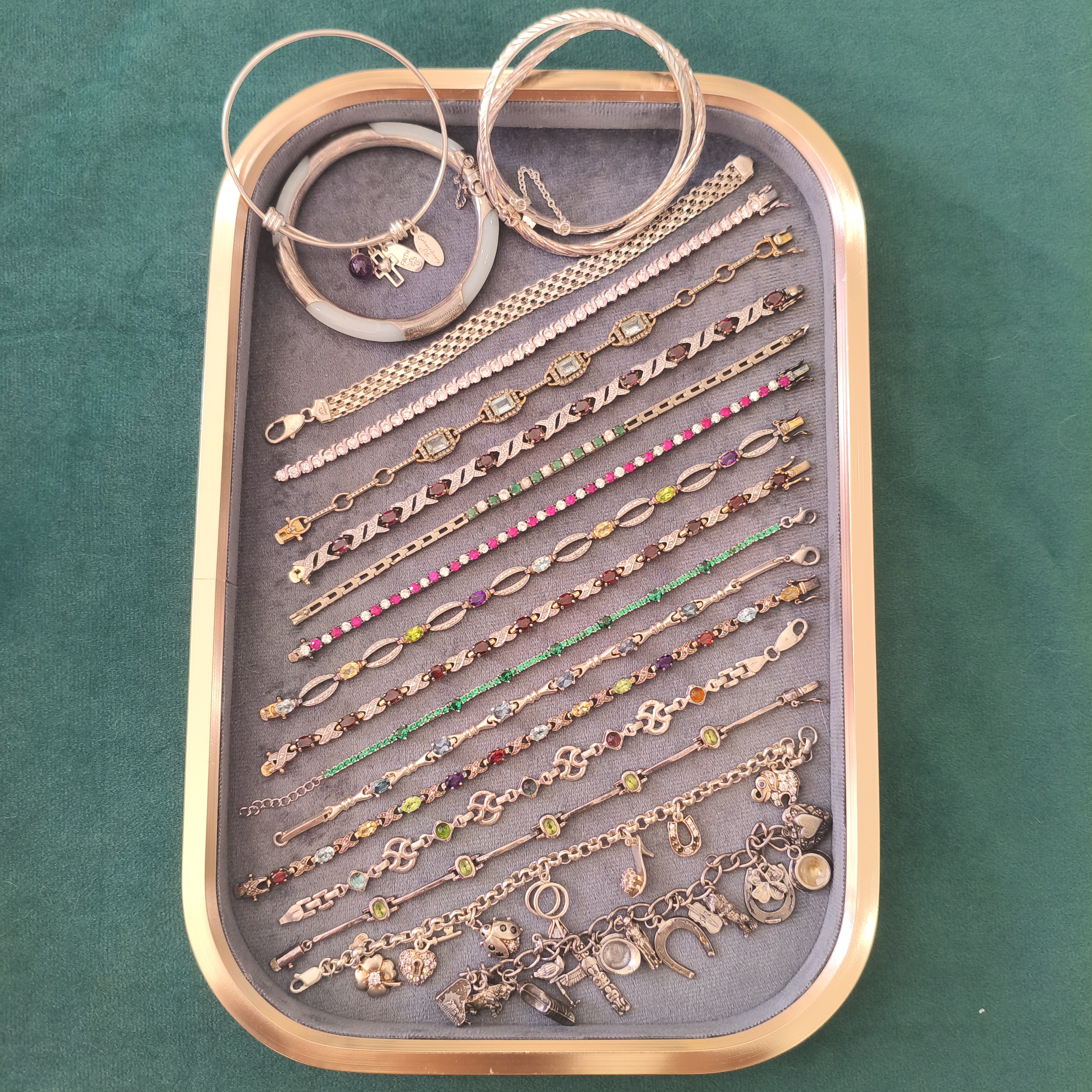 925银手链 复古手链镯中古Vintage【三号链接】