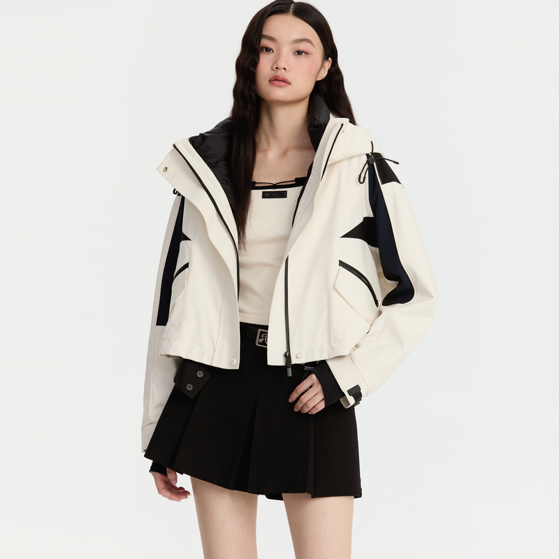 【陈大可专属】REVAN芮范街头感短款派克羽绒服RM90501033