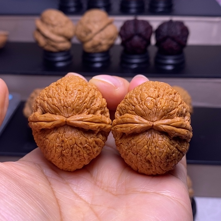 把件文玩核桃将军膀78