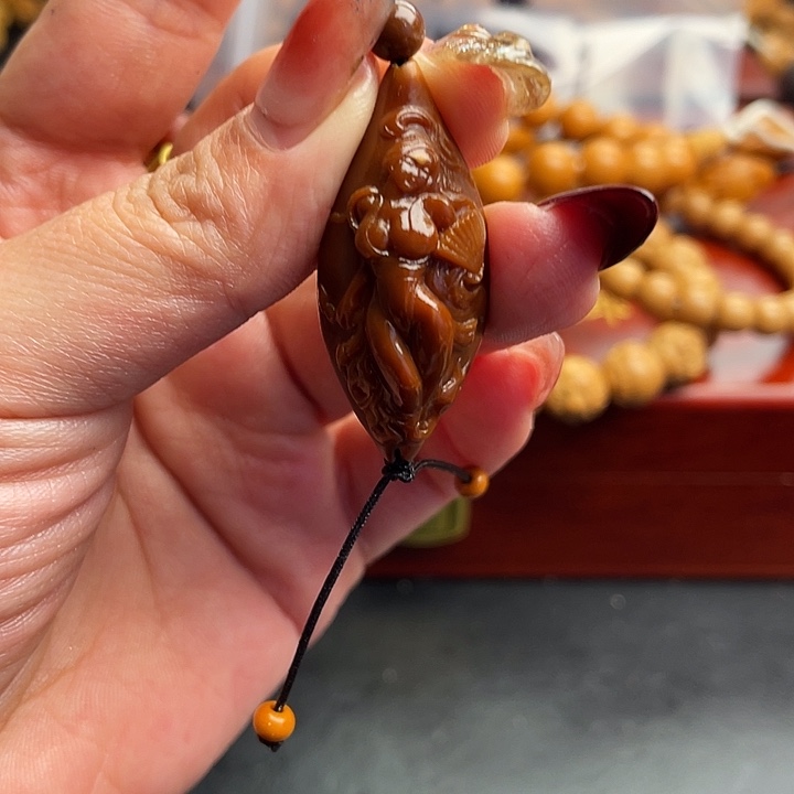 橄榄核吊坠橄榄核