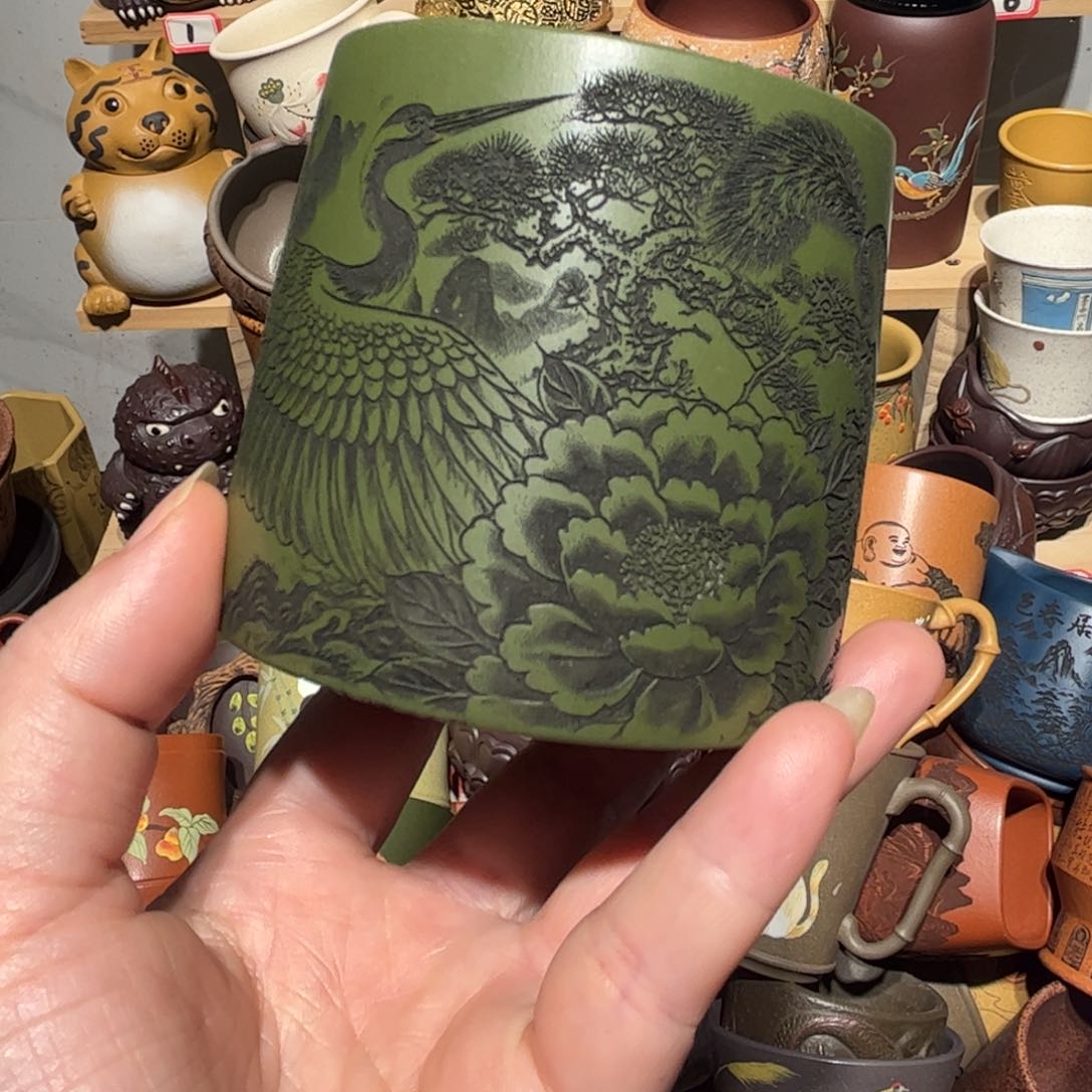 紫砂茶杯宜兴紫砂主人杯