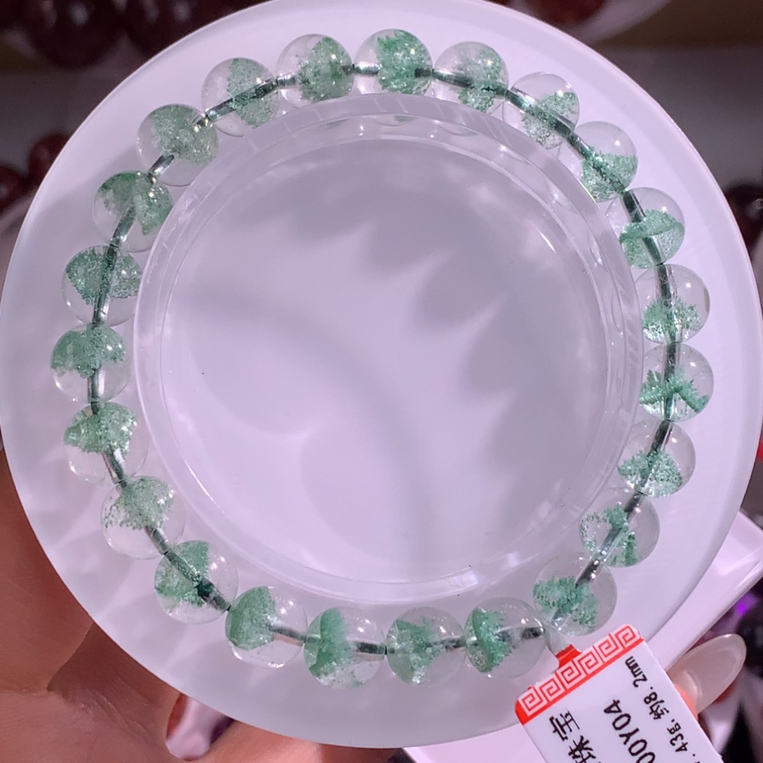 未镶嵌手链水晶翠幽灵 8.2mm