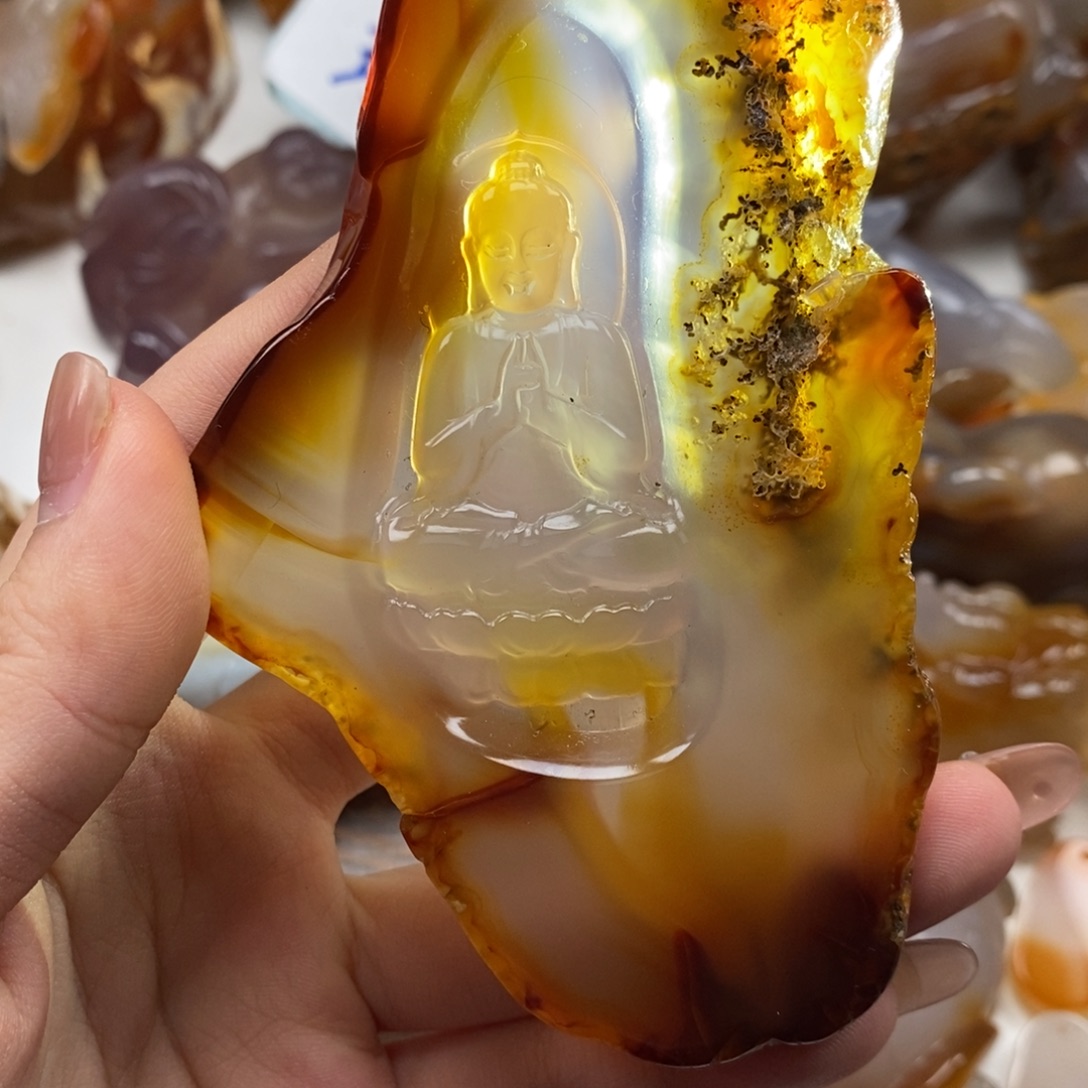 玛瑙/玉髓未镶嵌颈饰