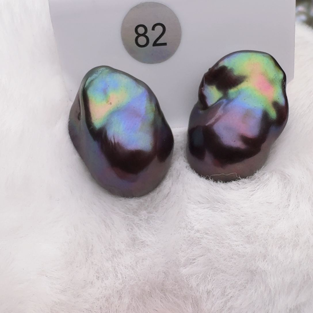 淡水珍珠耳饰银S925镶嵌