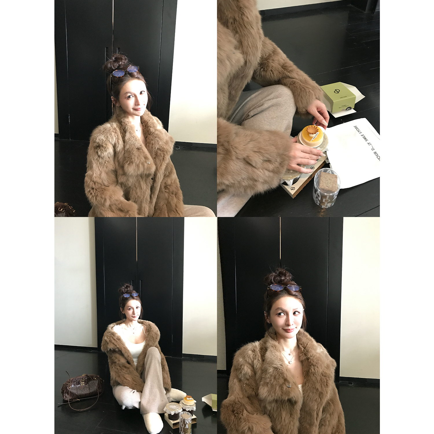 Skk Store 镇店主推!'名利场'年度挚爱贵感定制纹理中古草兔毛