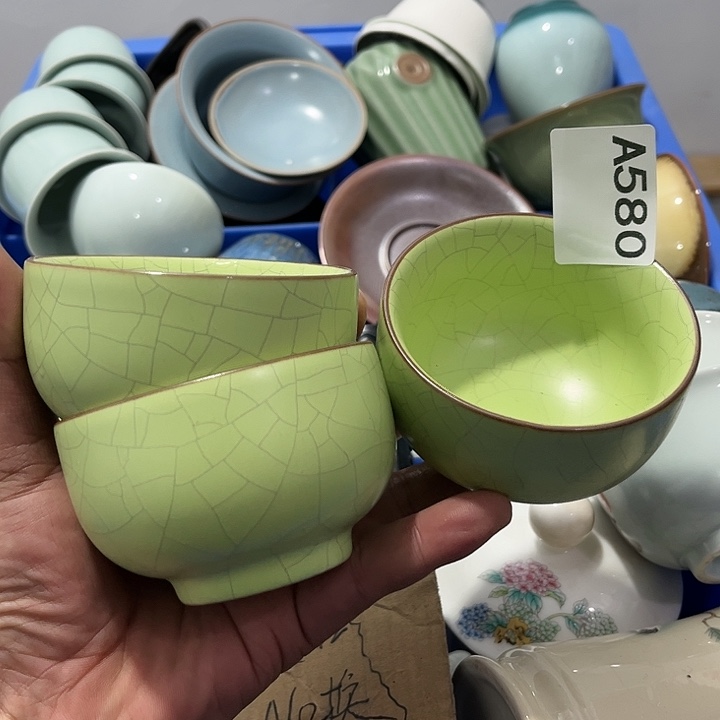 茶具默认微瑕瓷器、茶具、壶、摆件，介意勿拍 