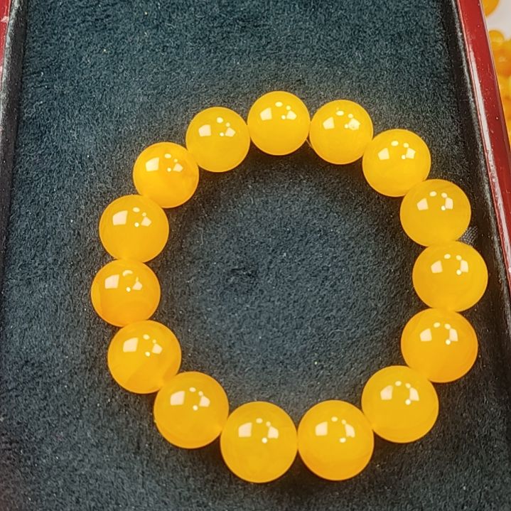 蜜蜡手串未镶嵌一***界手串15