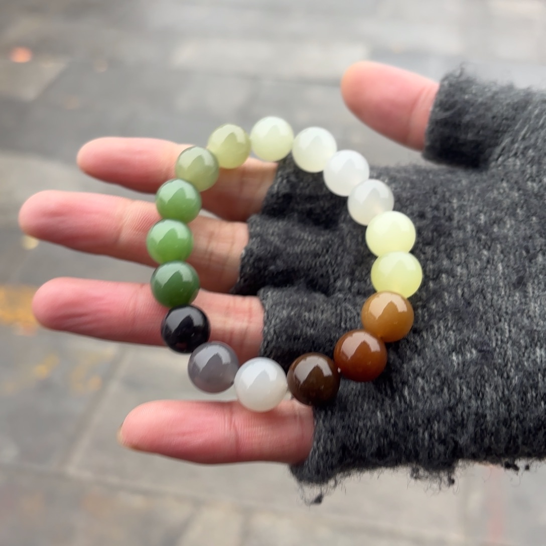 和田玉手链未镶嵌