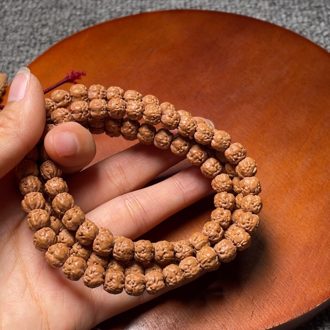 金刚菩提手串༅****定制收藏级佛手尺寸7.5