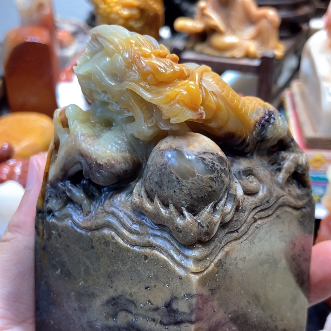 寿山石印石老岭通