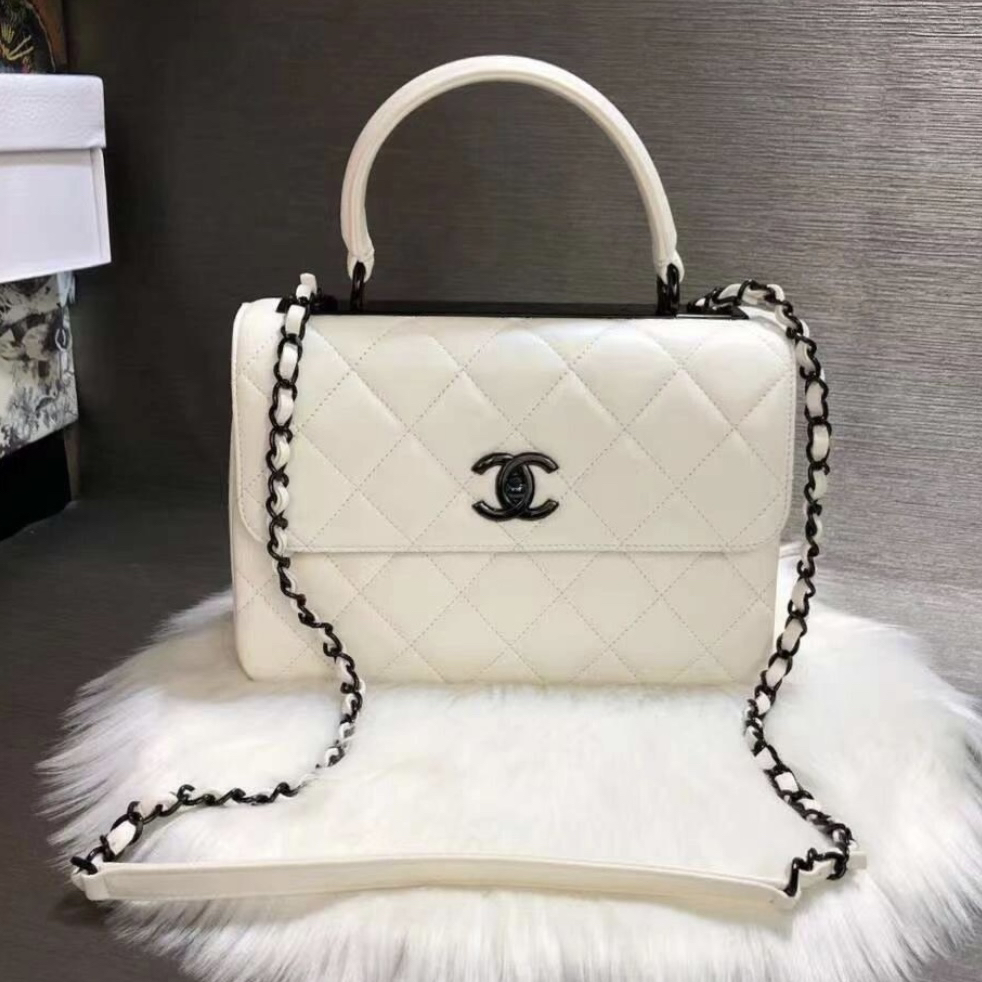 95新 Chanel/香奈儿 多多奢品/香奈儿22btrendycc斜挎包98新包展