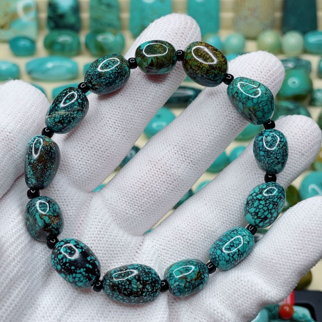 绿松石珠宝奇石未镶嵌