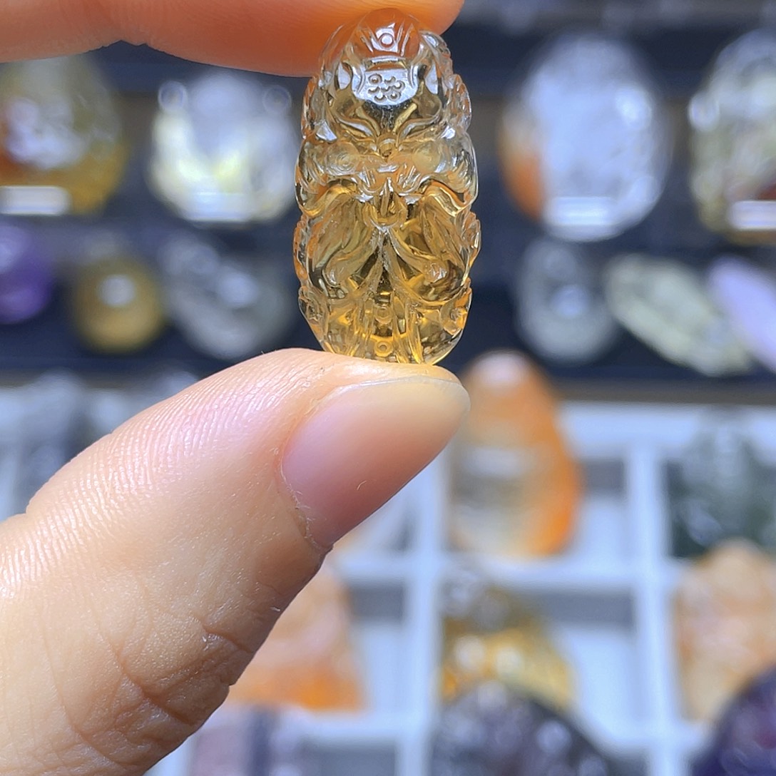 流***春银S925镶嵌颈饰发晶