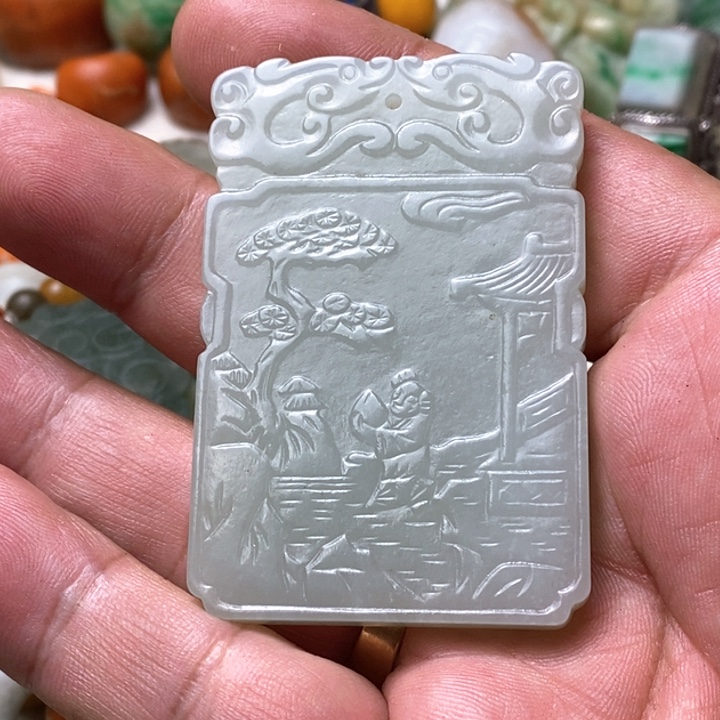 和田玉颈饰未镶嵌