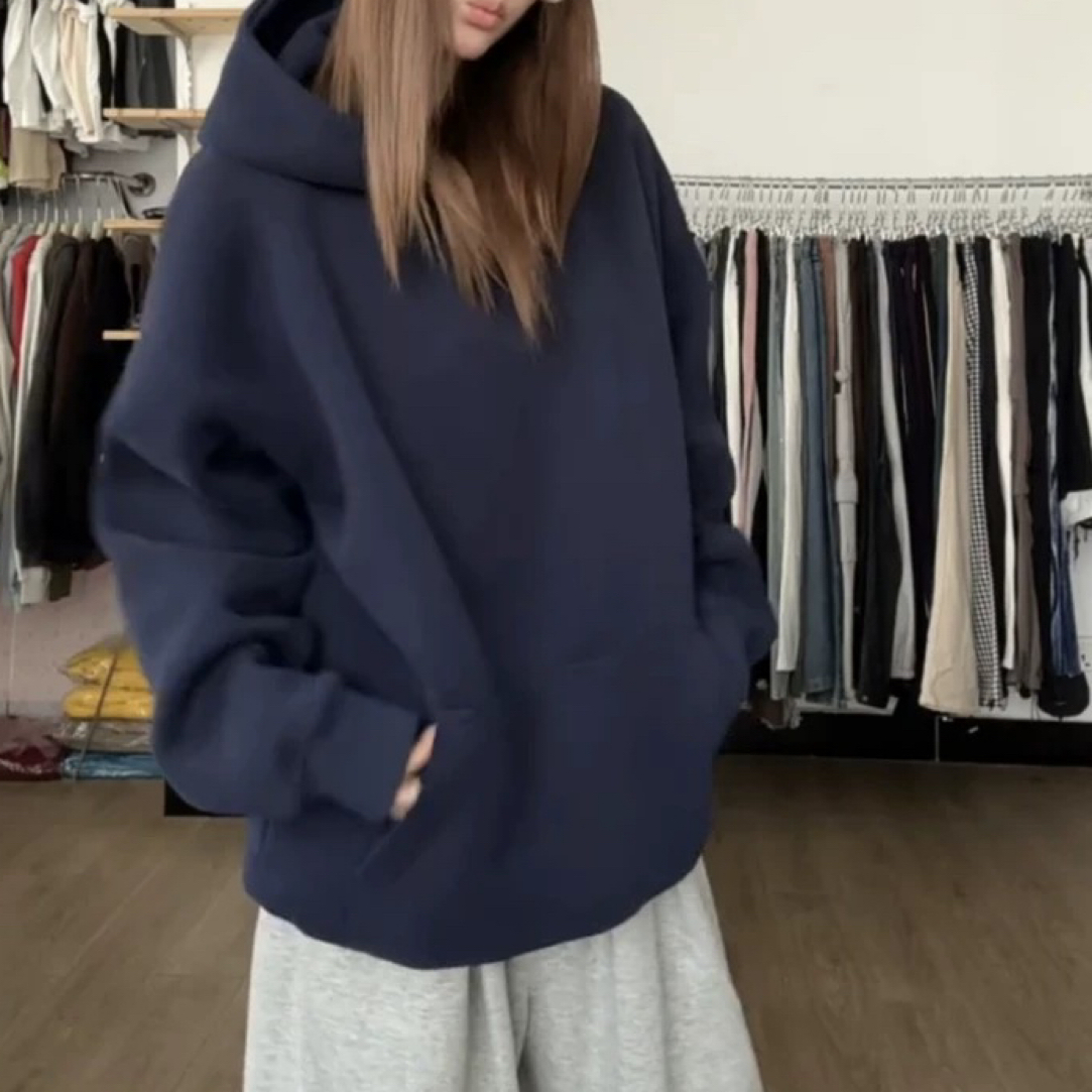潮牌卫衣美式慵懒风直播间链接