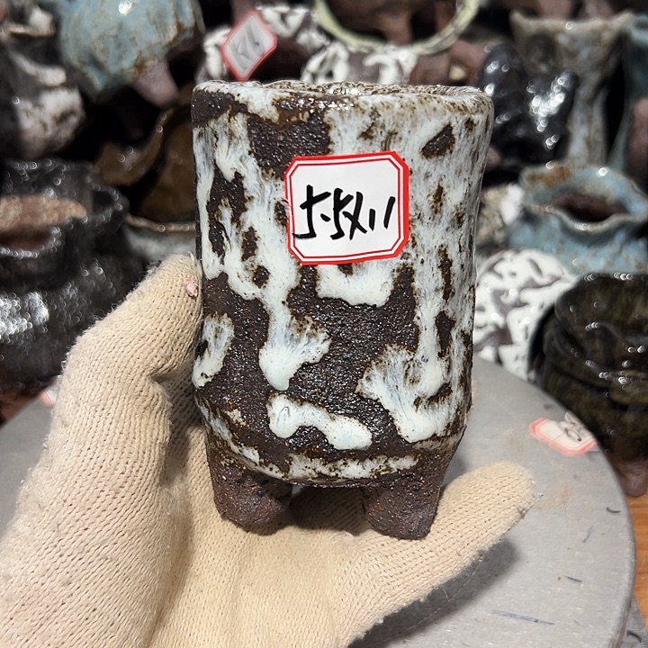 粗陶花盆制作就这样的