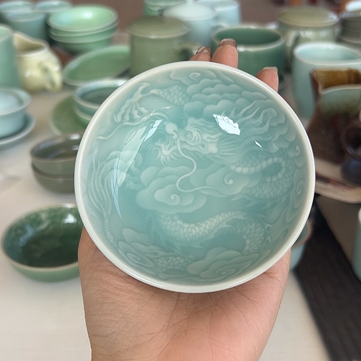 小米茶器龙泉青瓷
