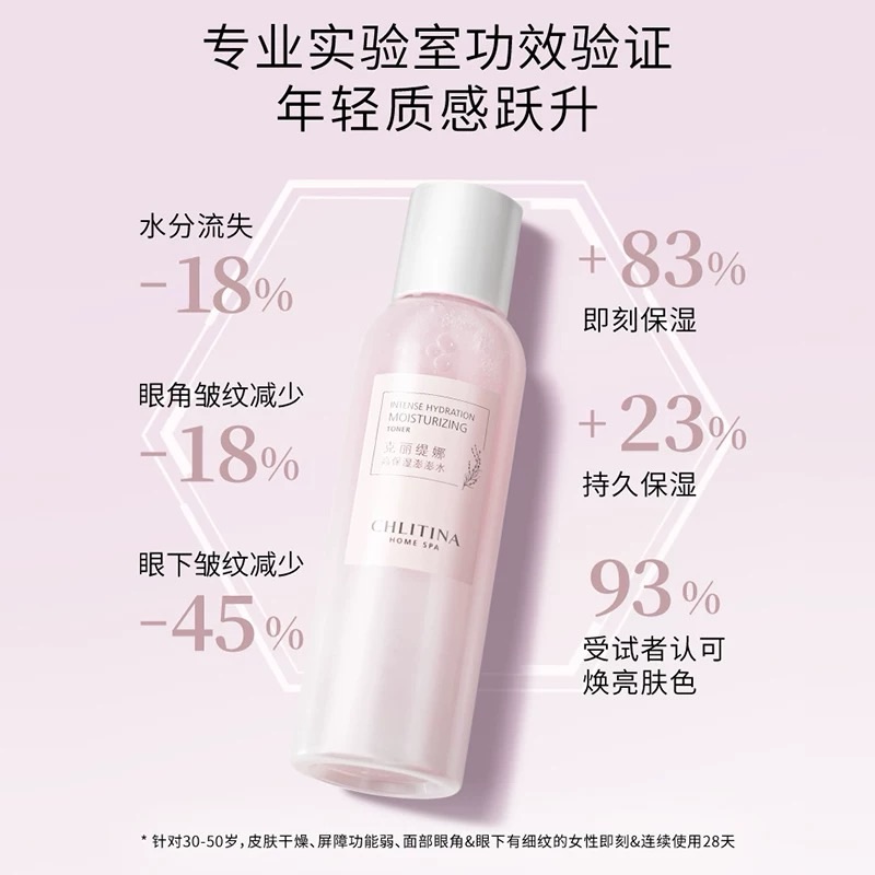 CHLITINA/克丽缇娜四抗系列高保湿澎澎水试用装+补水乳10ml体验装