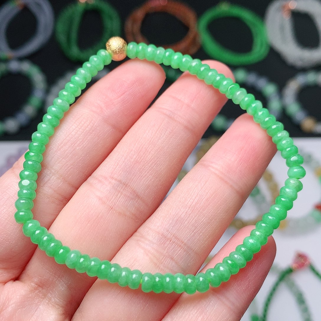 翡翠手链未镶嵌翡翠