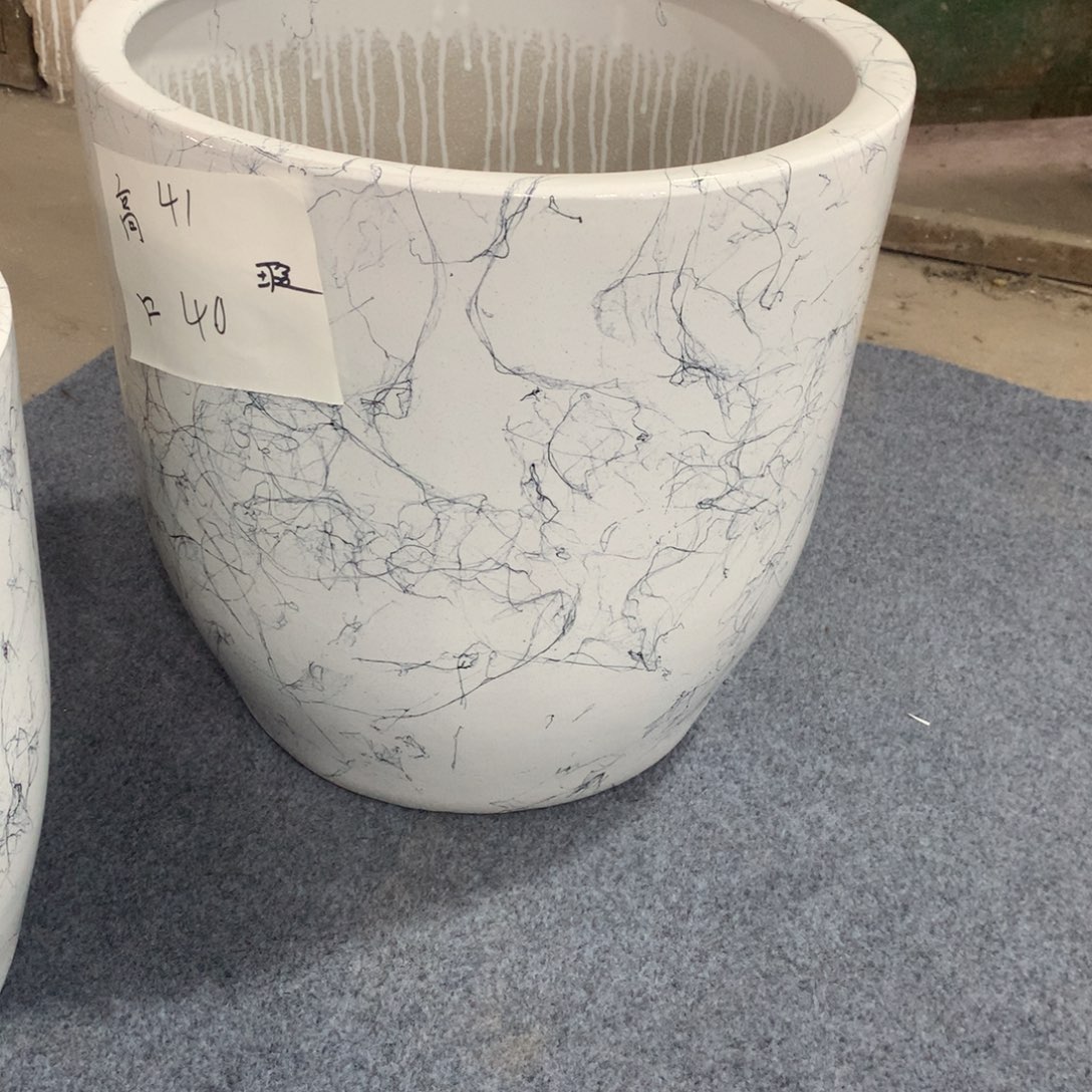 高温陶瓷花盆微瑕