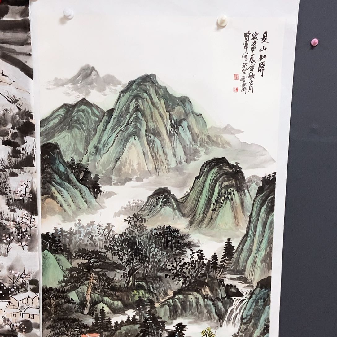 国画李珍军手绘作品欣赏70.140