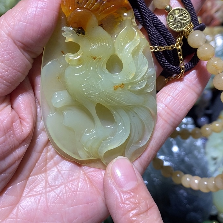 岫玉岫玉吊坠未镶嵌