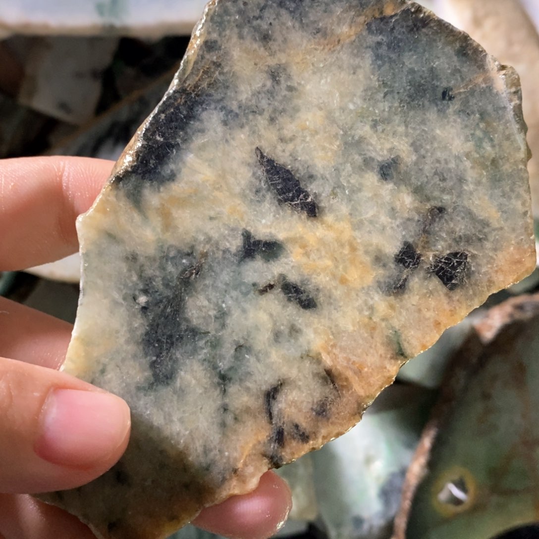 颈饰未镶嵌翡翠天然翡翠